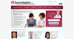 Desktop Screenshot of gynecologists.com